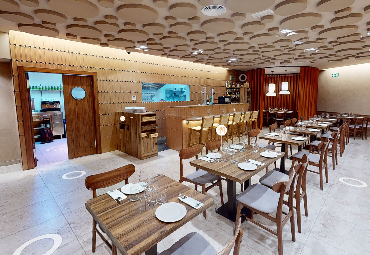 Casa Mima, restaurante a través de un gemelo digital.