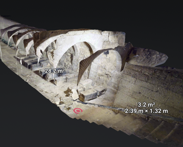 Reconstrucción arquitéctonica de bodega con gemelo digital