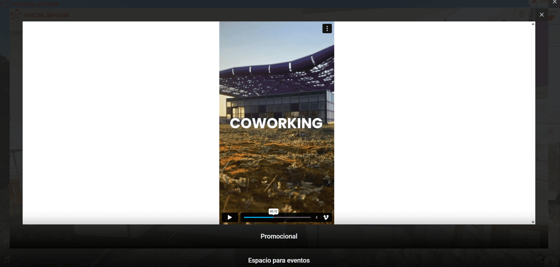 Recorrido virtual por el espacio Micalanda